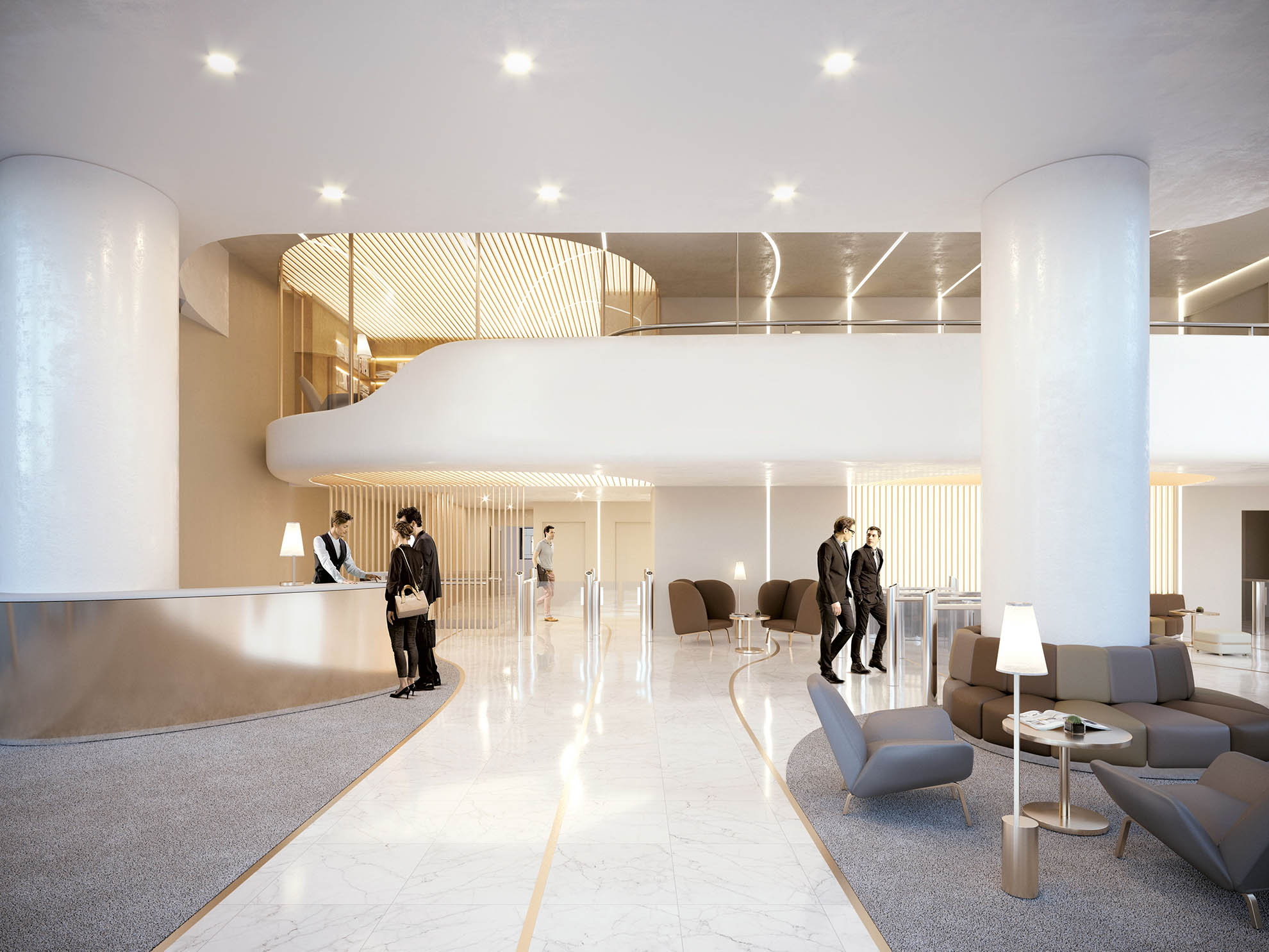 Hall d'entrée vue de face