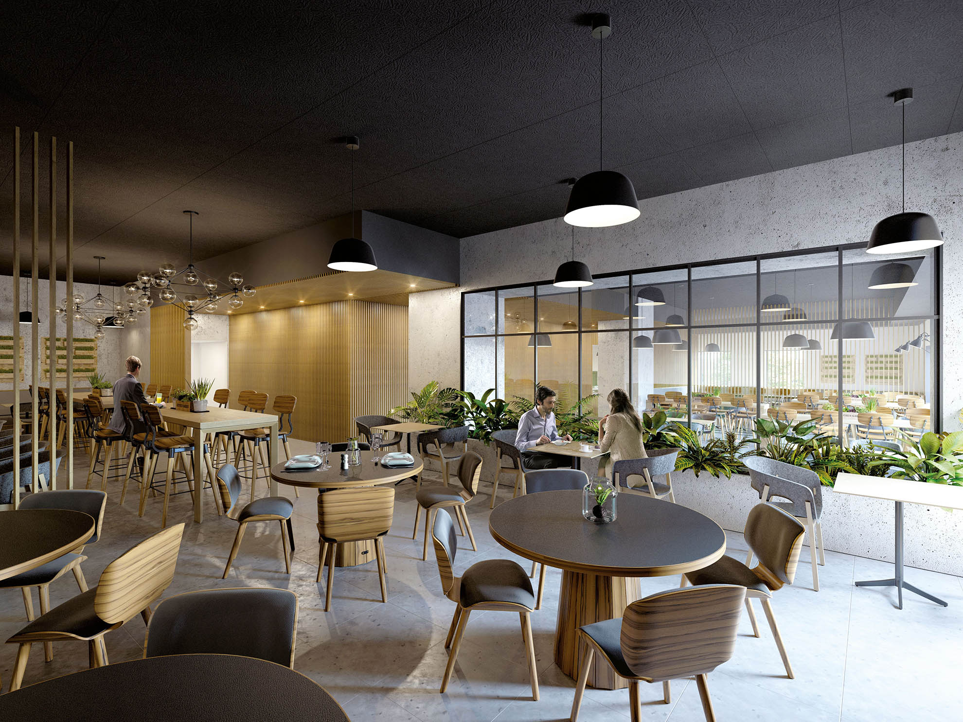 Restaurant rez de rue +1 Le quotidien